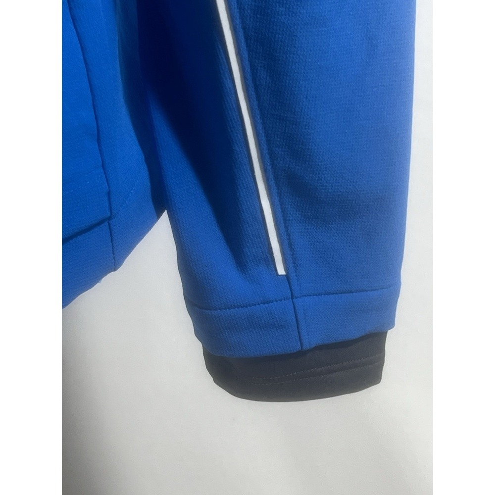Novara Cycling Jacket Mens Blue Reflective Full Zip Performance Riding - Picture 10 of 16
